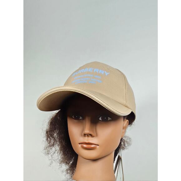 $400 Burberry Men\'s/Women\'s Soft Fawn Tan‎ Cotton Baseball Cap Size M Adjustable main image 6
